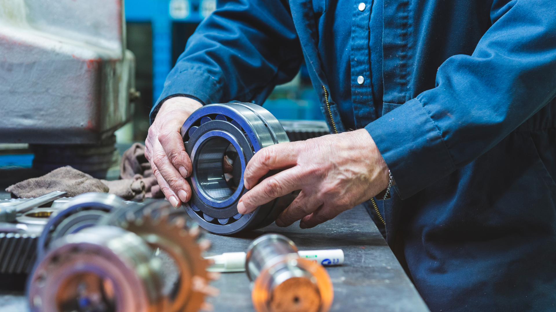 zona di assemblaggio e riparazione